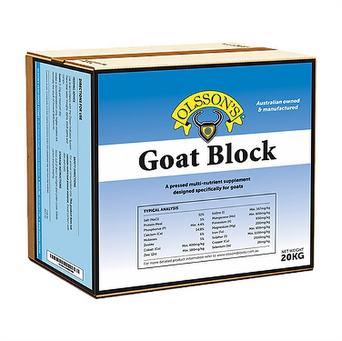 Salt Block - Goat Block 2kg (olssons)