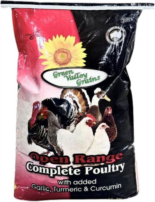 Green Valley - Complete Poultry 20kg (garlic, Turmeric & Curcumin)