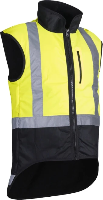 Styx - Oilskin Hi Vis Vest - Yellow (Small)