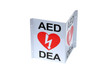 3-Way Wall Sign For AED's 3-Way Wall Sign For AED's