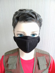 Personal Protective Face Mask - Black (3-Layer) - Standard