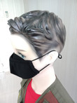 Personal Protective Face Mask - Black (3-Layer) - Standard