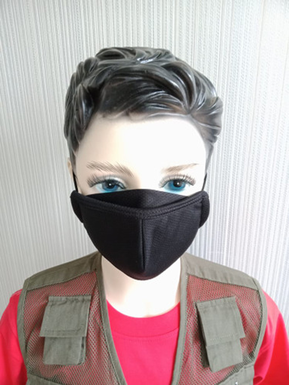 Personal Protective Face Mask - Black (3-Layer) - Standard