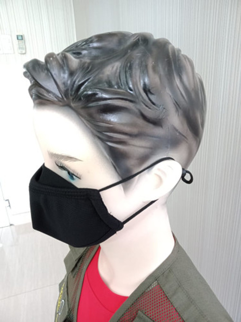 Personal Protective Face Mask - Black (3-Layer) - Standard