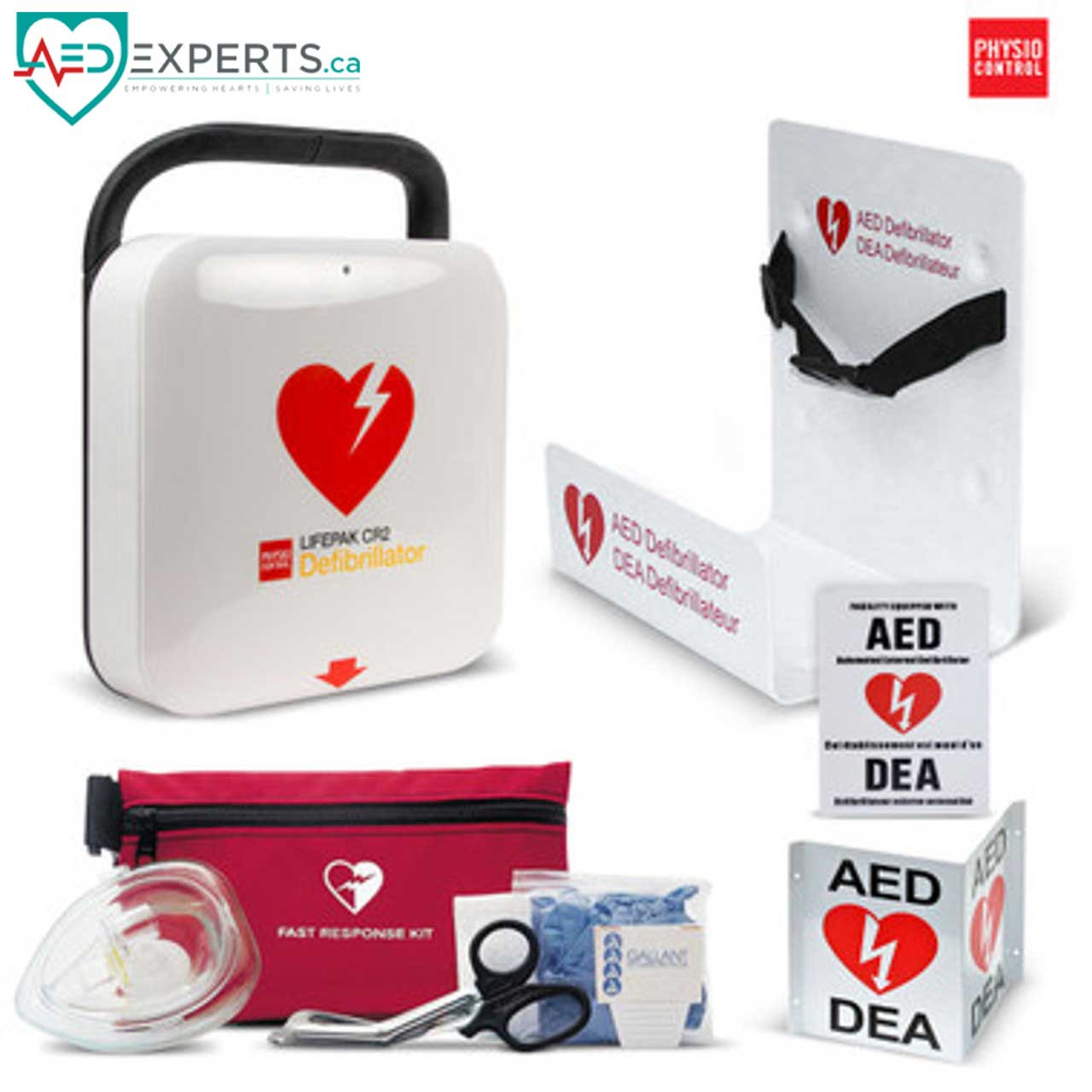 Physio-Control LIFEPAK CR2 with WiFi- Bilingual Deployment Package