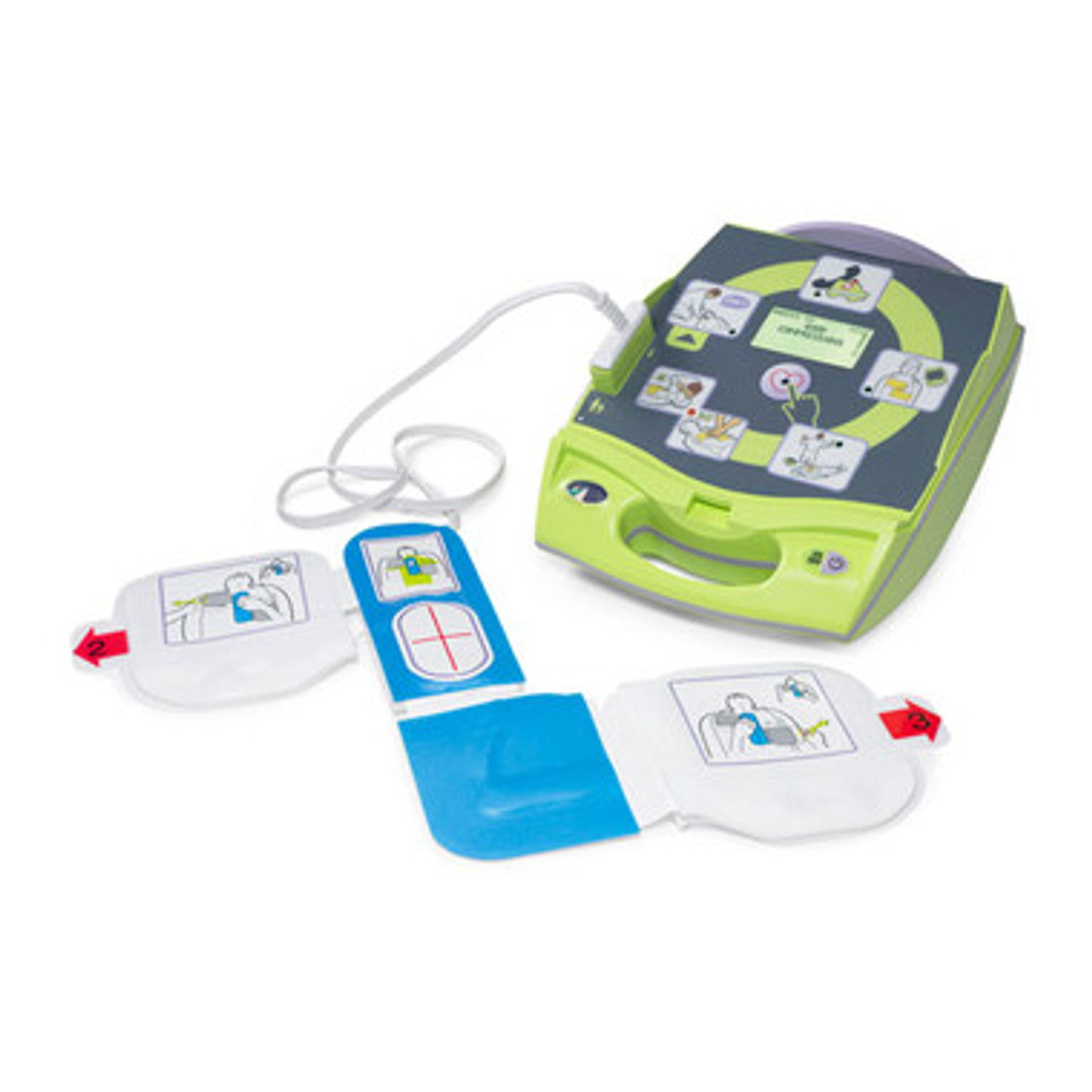 Zoll AED Plus with AED Cover Cabinet Bundle