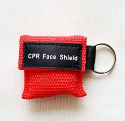 CPR Face Shield Mask (Keychain) Pocket Mask for First Aid or CPR Training