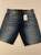 Bleach Wash Denim Shorts for men