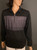 Black sweatshirt for men 
Gray design on the chest