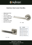 SS lever handles Porto lagos non priced