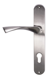 Monza Euro Keyhole Longplate Lever Handle
