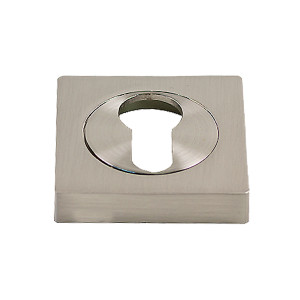 Square Euro Keyhole Escutcheon IESC7E Square Euro Keyhole Escutcheon IESC7E