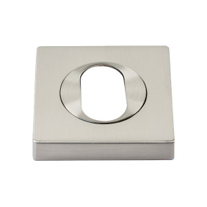 Square Oval Keyhole Escutcheon IESC7O