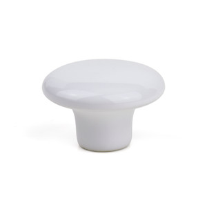 White Ceramic Knob TC7