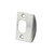 D style stainless steel striker plate