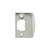 D style stainless steel striker plate underside