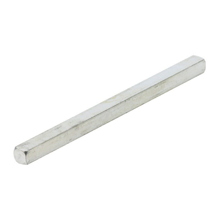 Metal spindle 135mm long, 7.6mm x 7.6mm square