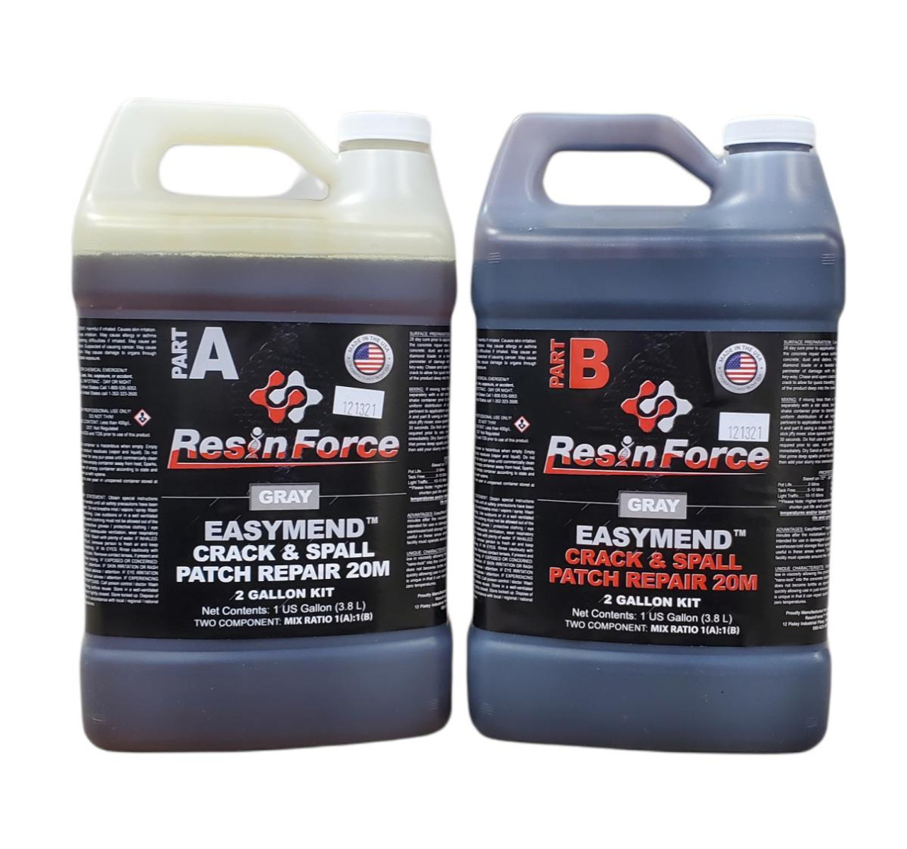ResinForce EasyMend Spall and Crack Rapid Patch Repair | ResinForce
