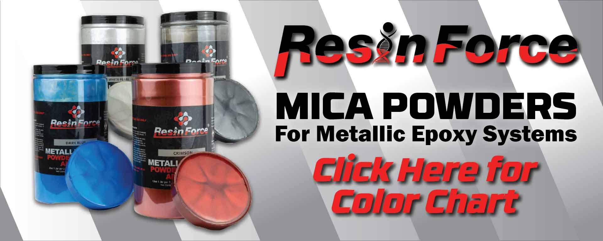 ResinForce Mica Powder Pigment Additive for Metallic Epoxy