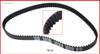 1992 Honda Civic 1.5L Engine Timing Belt TB143.P14