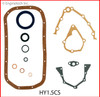 1988 Mitsubishi Precis 1.5L Engine Lower Gasket Set HY1.5CS.P36