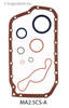 1999 Mazda 626 2.5L Engine Lower Gasket Set MA2.5CS-A.P16