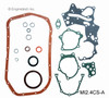 1995 Mitsubishi Mighty Max 2.4L Engine Lower Gasket Set MI2.4CS-A.P4