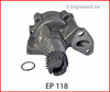 1993 Dodge Shadow 2.5L Engine Oil Pump EP118.P305