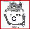 1995 Toyota Corolla 1.6L Engine Oil Pump EP200A.P7