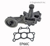 1986 Dodge W100 3.7L Engine Oil Pump EP66C.P552