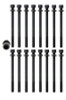 2002 Isuzu Trooper 3.5L Engine Cylinder Head Bolt Set HB164.P26