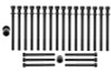1995 Isuzu Rodeo 3.2L Engine Cylinder Head Bolt Set HB197.P11