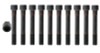1993 Hyundai Sonata 2.0L Engine Cylinder Head Bolt Set HB219.P25