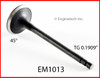 2013 Nissan Xterra 4.0L Engine Exhaust Valve EM1013 -137