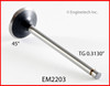 1989 Nissan D21 2.4L Engine Exhaust Valve EM2203 -20