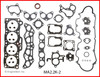 1989 Mazda 626 2.2L Engine Gasket Set MA2.2K-2 -4