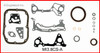 2004 Mitsubishi Galant 3.8L Engine Lower Gasket Set MI3.8CS-A -3