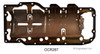 2008 Dodge Dakota 4.7L Engine Oil Pan Gasket OCR287 -35