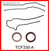 1997 Ford Expedition 5.4L Engine Timing Cover Gasket Set TCF330-A -12