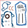 1989 Oldsmobile Cutlass Calais 3.3L Engine Gasket Set B204-58 -3