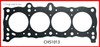 1987 Honda Accord 2.0L Engine Cylinder Head Spacer Shim CHS1013 -5