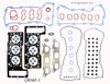 2001 Chrysler Sebring 2.7L Engine Gasket Set CR167-1 -9