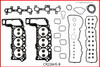 2006 Jeep Grand Cherokee 3.7L Engine Cylinder Head Gasket Set CR226HS-B -12