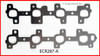 2004 Dodge Ram 1500 4.7L Engine Exhaust Manifold Gasket ECR287-A -21