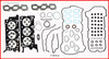 2007 Ford Fusion 3.0L Engine Gasket Set F181K-9 -4