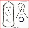 1986 Honda Civic 1.3L Engine Lower Gasket Set HO1.5CS -9