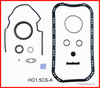 1990 Honda CRX 1.5L Engine Lower Gasket Set HO1.5CS-A -14