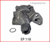 Oil Pump - 1986 Dodge Aries 2.2L (EP118.K104)