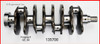Crankshaft Kit - 1991 Mitsubishi Galant 2.0L Engine - 135700ZE44