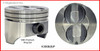 Piston and Ring Kit - 1992 Lincoln Mark VII 5.0L Engine - K3008(8)ZE395
